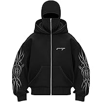 Styleverse Unisex Fleece Cotton Balaclava Regular Fit Hoodie Full